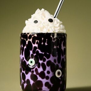 New! Anthropologie The Mystic Icon Juice Glass - Eyes, Halloween Evil Eye